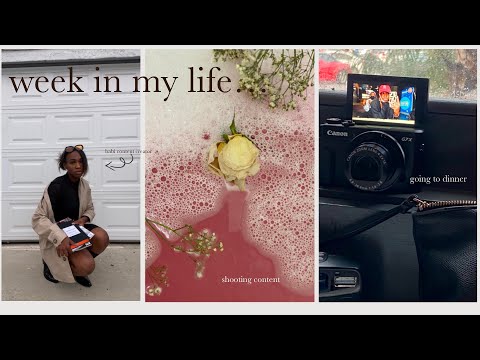 week in my life as a babi content creator | shooting content, hitting 16k, going to dinner