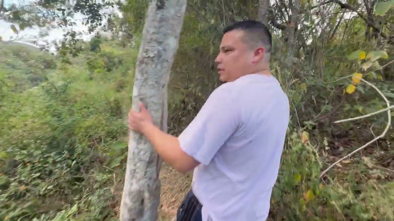 Visitando los terreno donde fue mi infancia