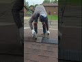 installing ridge like the pros #roofing #roofer #ruferos #satisfying