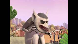 King Julien Scream Loud Distorted