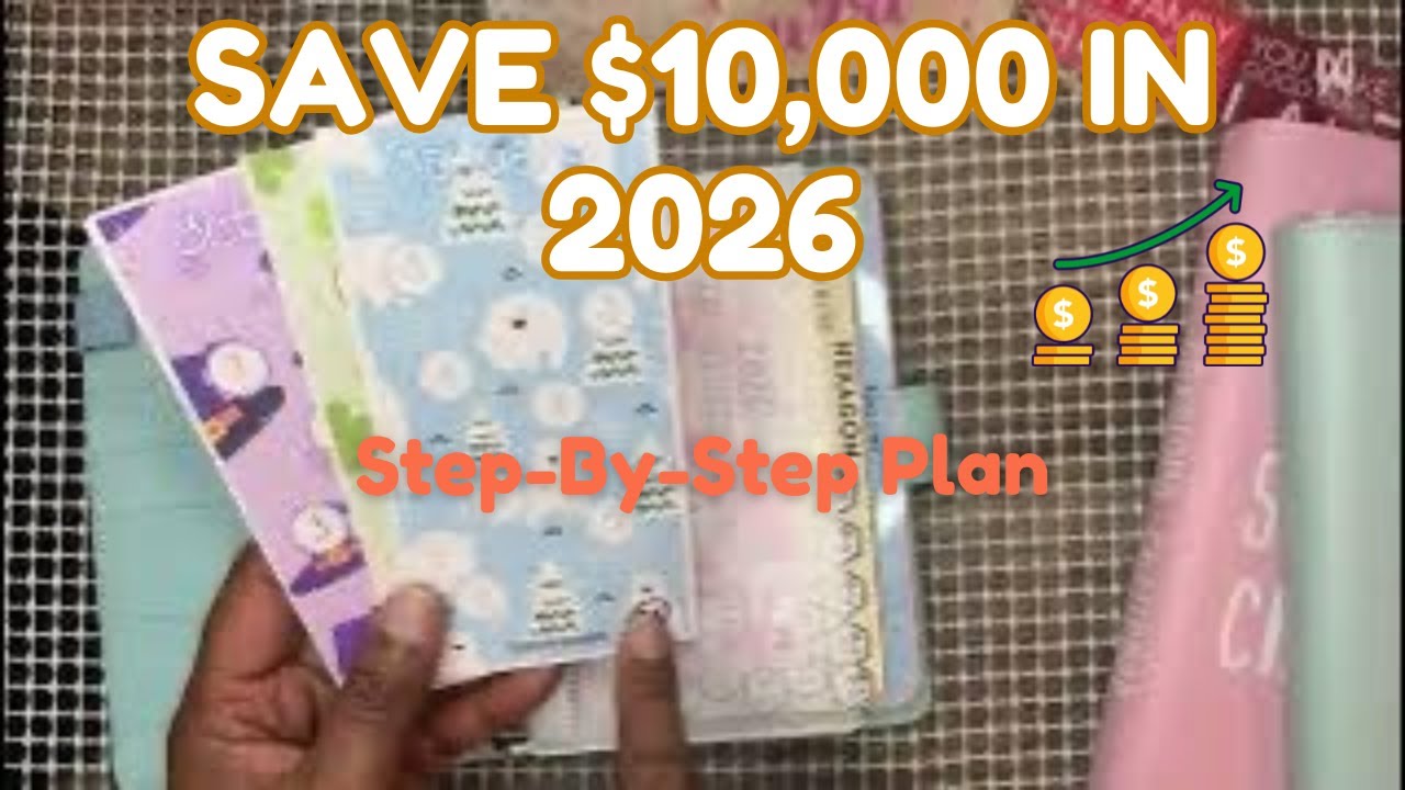 Как накопить 10 000 долларов в 2026 году (пошаговый план) при низком доходе || Для одиноких || Пу...