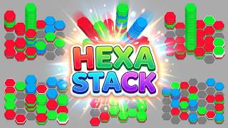 Hexa Stack: Block Color Merge Game Gameplay Android Mobile