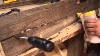 How to fix a cracked board with pocket holes