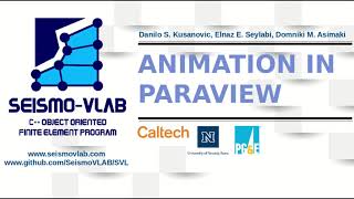 Seismo-VLAB Animation in Paraview