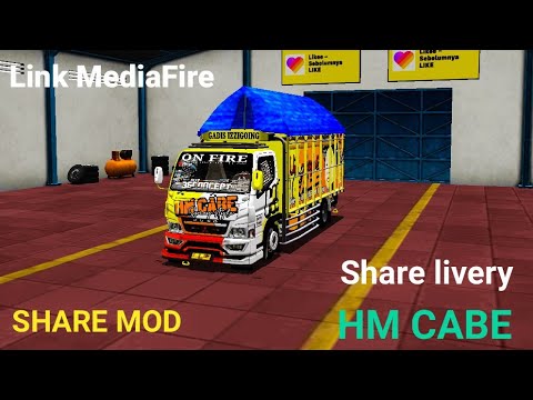 SHARE MOD  BUSSID TRUCK CANTER TERBARU  2021  Link 