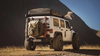 EXPEDITION TO FRENCH ALPS HAUTE PROVENCE VALLOIRE - Overland 4x4 trip Jeep Wrangler and Rooftop Tent