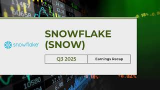 Snowflake (SNOW) Q3 2025 Earnings Recap: Revenue Growth & AI Innovations!