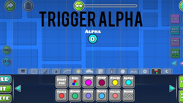Tutorial | alpha trigger #geometrydash #tutorial #gd