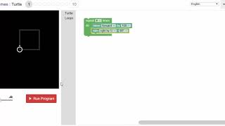 Blockly Games - Turtle - Level 1