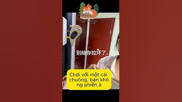 chiếc chuông cửa kì lạ #funny #haihuoc #fashiontrends