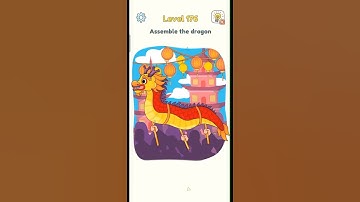 DOP 3:Displace One Part | Level 176 Assemble the dragon #dop3 #gameplay #androidgames #shorts