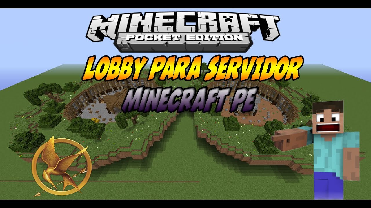 Lobby Para Servidor De Minecraft PE - YouTube