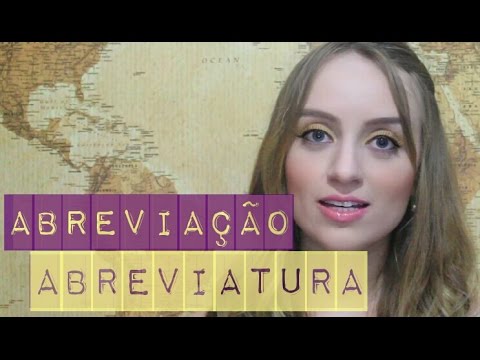 Vídeo: Como abreviar aniversário?