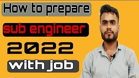 how to prepare sub engineer with job || mp sub engineer 2022||mp sub engineer complete course ||