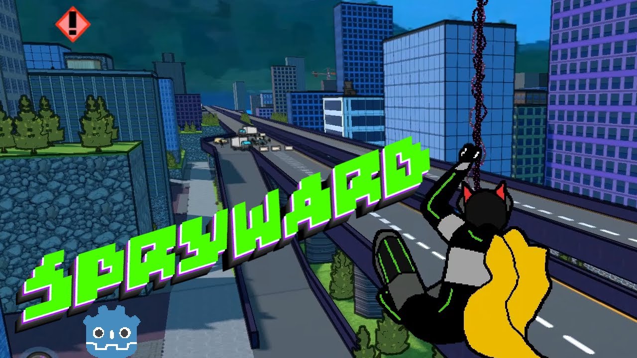 Godot Superhero Game WIP 4 (Spryward & Slushy)
