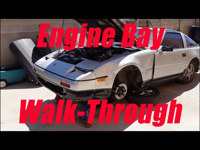 浅倉ページ E1 C1 2点 Engine Bay Walkthrough! (300zx Z31) - YouTube