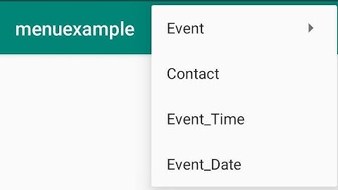 Option Menu with Sub Items__ Android Tutorial Studio | Learn Codz