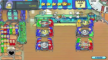 Diner Dash - Level #27 - Go with the Flo Fine Seafood Dining VII