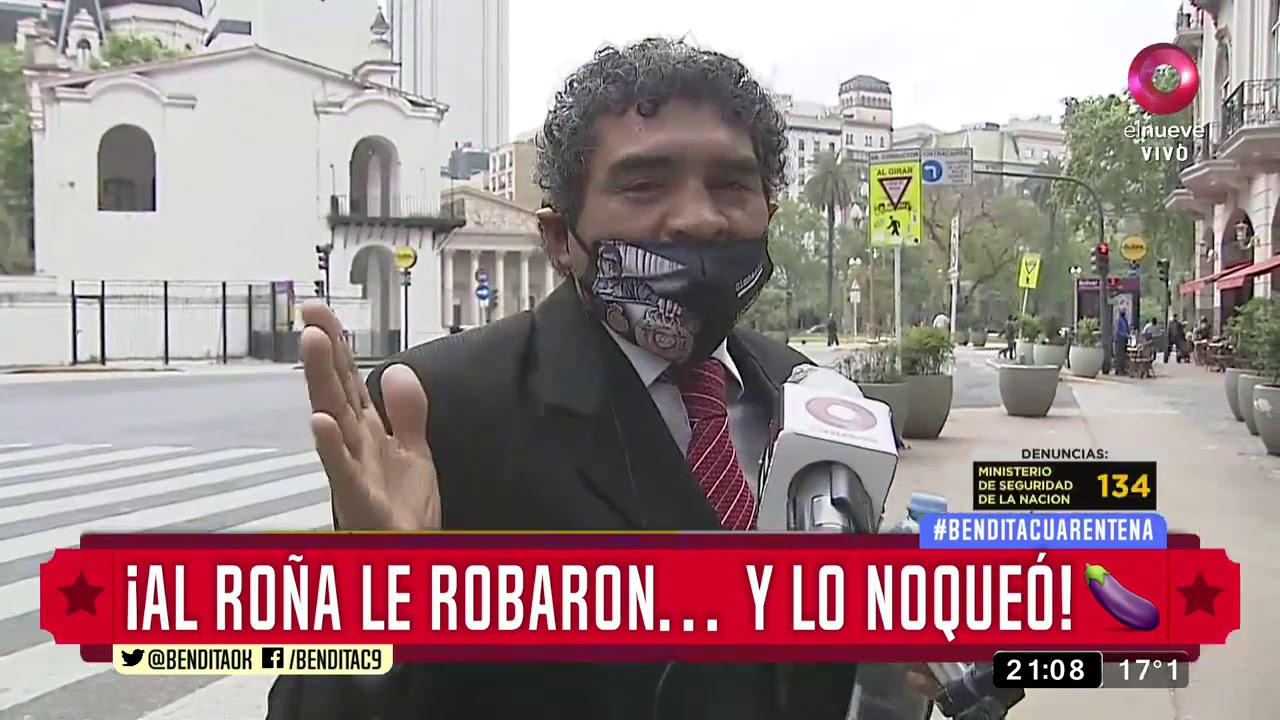 ¡Al Roña le robaron... y lo noqueó!