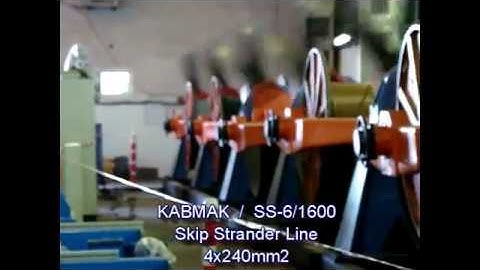 Kabmak Skip Strander Line SS-6/1600 [80rpm 100m/min 4x240mm2]