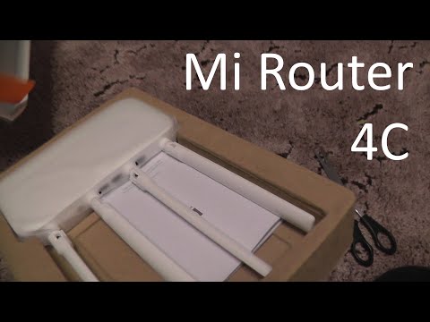 Распаковка, подключение роутера от Xiaomi : Mi Router 4C