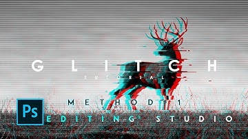 GLITCH EFFECT ON PORTRAIT IN PHOTOSHOP CC 2019