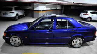 1993 Mercedes-Benz 190E Avantgarde Azzurro Cosworth Project Restoration in Turkey 🇹🇷