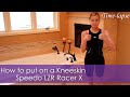 How to put on a Kneeskin |  Speedo LZR Racer X | Time-lapse