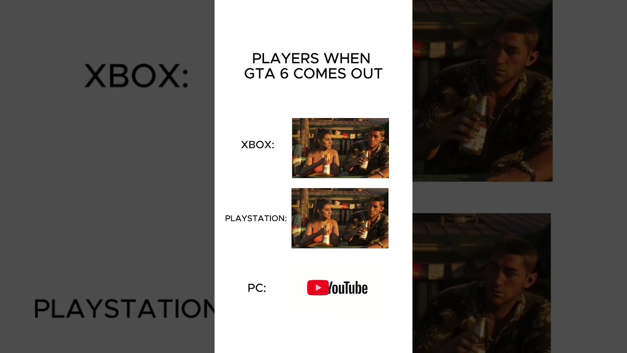 GTA 6 Release Day Be Like 