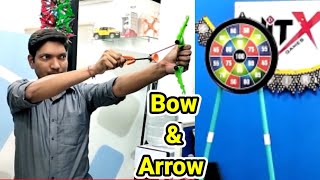 Teer Kamaan Toy Unboxing & Testing | Fun Toy Archery with soft arrows | DIY |HuppiToys screenshot 5