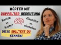 Verben mit doppelter Bedeutung  | Wortschatz erweitern Deutsch b2, c1, b1