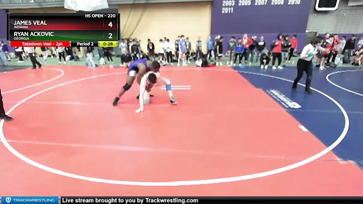 220 Lbs Cons. Round 1 - Ryan Ackovic, Georgia Vs J...