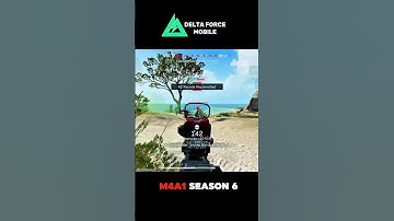 M4A1 season 6 Best loadout 💀💯 in Delta force mobile #deltaforcemobile #deltaforce