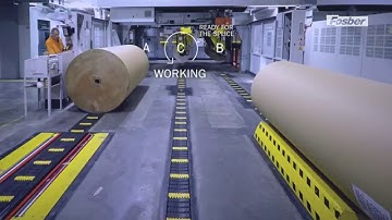 FOSBER LINK M3: Integrated roll stand and splicer