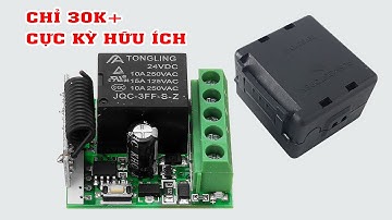 Thiết bị này có 30K+ nhưng cực hữu ích cho mọi người. Modul công tắc điều khiển từ xa RF 433Mhz