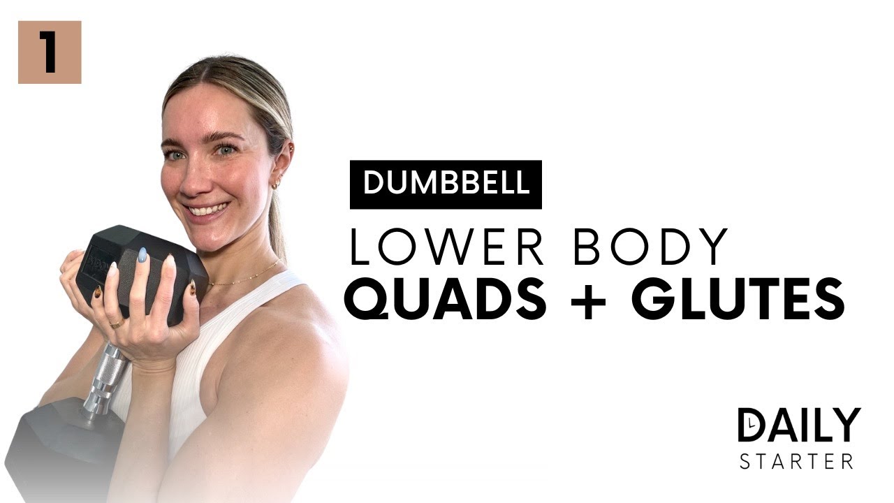 DSP1: FREE Quads, Calves and Glutes at Home Strength Workout - YouTube