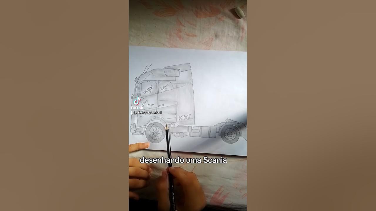 DESENHANDO SCANIA R440 NA GRANEL ARQUEADA, +MOTIVACIONAL