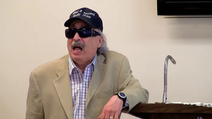 MICHAEL GOLDER, TALK RADIO SHOW HOST, BLIND AND BE...