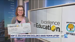 Kent Co. educator wins excellence award from MI lottery