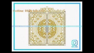 Cổng sắt mỹ thuật cho biệt thự, nhà phố - Nguyên Phong {0908 848 518}