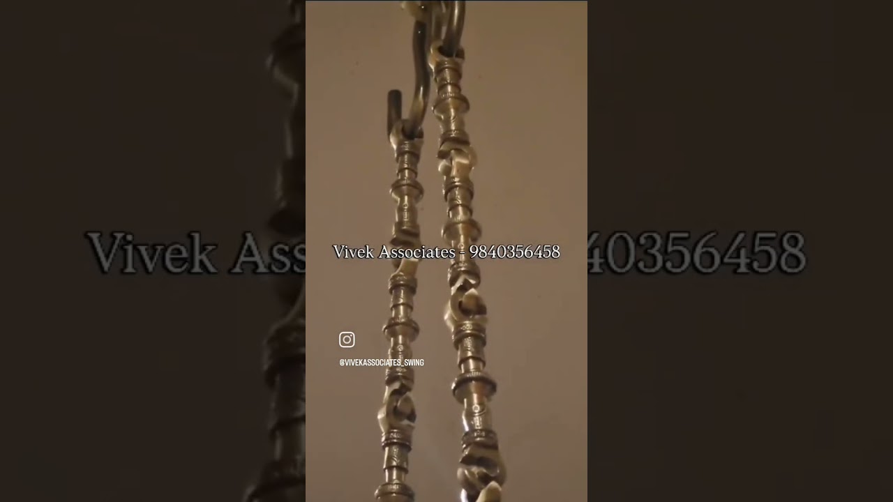 Brass Swing Chain / Brass Jhula Chain / Unjal Chain / Oonjal Chain / Swing Chain 