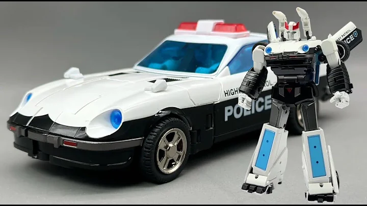 High-quality, third-party-DX9 G1警车-DEVETIVE Digital Xtal 9 D18-DX9 Prowl G1 Transformers
