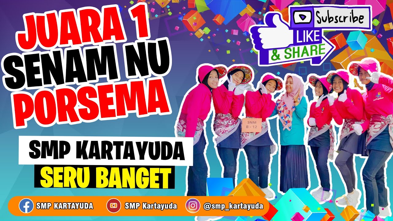 JUARA 1 PORSEMA Senam NU Tingkat Kabupaten