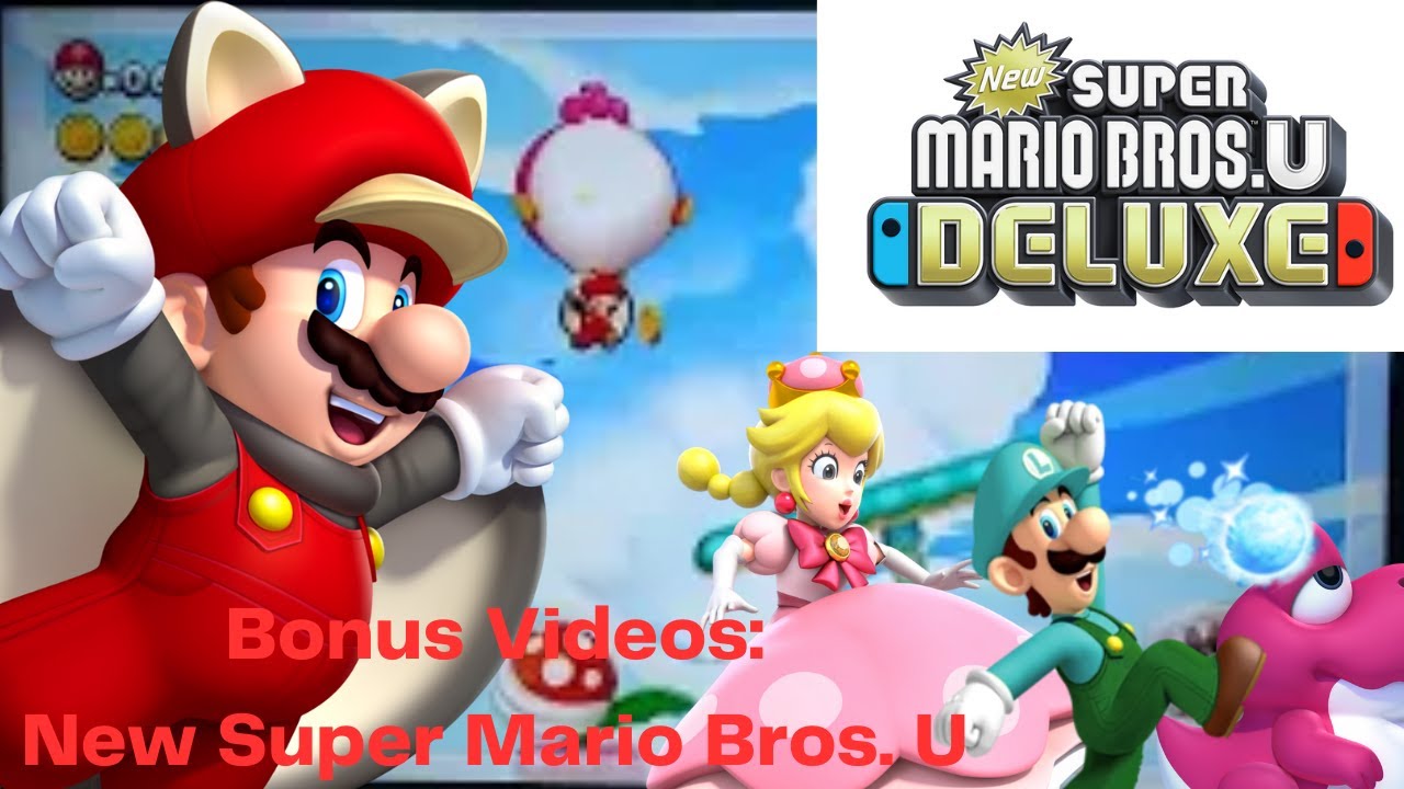 New Super Mario Bros. U Deluxe: Bonus Videos Part 1 - All New