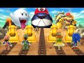 Boss Rush | Mario Party 9 - Mario Vs Luigi Vs Daisy Vs Sonic (All Boss Battles)