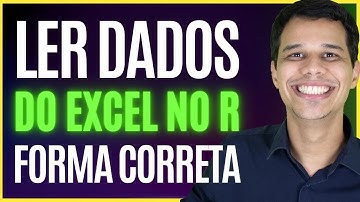 Como importar dados do excel no R - Como ler dados do excel no R
