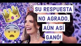 MISS ECUADOR / Reinas de Belleza, su respuesta no agrado aun así ganó