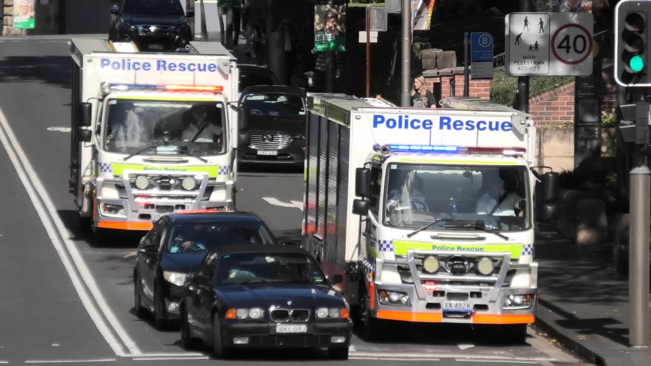 [NSW Police] Rescue 21 & Rescue 22 Responding Code Red | Difficult ...