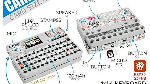 M5STACK ESP32S3 CARDPUTER unboxing