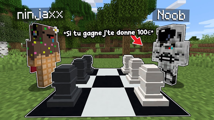 J'ai défié FuzeIII aux Echecs sur Minecraft..